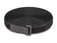 Klettband auf Rolle mit Schlaufe L 5 m x B 20 mm schwarz