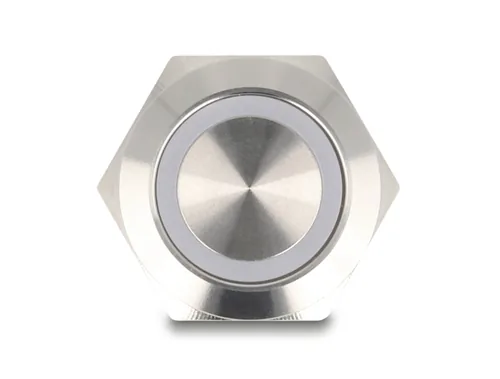 DeLOCK 20977 push-button panel Silver