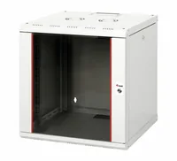 Equip 19 Netzwerkschrank Glastür PM 600x600mm 12HE grau