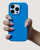 Nudient Back Cover Base Case iPhone 15 Plus Vibrant Blue - Grundfarbe: Blau - Fallsicher: Keine Angaben - Kompatible Hersteller: Apple - Detailfarbe: Blau - Mobiltelefon Kompatibilität: iPhone 15 Plus - Material: Kunststoff - Silikon