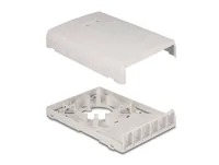 DeLOCK Keystone Surface Mounted Box surface mounted 6 Port for fiber optic and network white