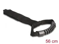 Delock Tragegurt mit Klettverschluss 560 mm x 50 mm, 2 Stück - Breite: 50 mm - Länge: 560 mm - Ausstattung Kabelmanagement: Wiederverwendbar - Haftend - Tragegriff - Produkttyp: Klettkabelbinder - Verpackungseinheit: 2 Stück - Material: Nylon