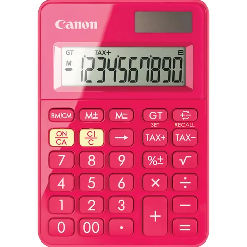 CANON Tischrechner LS-100KB-PK 10-stellig, Metallic-Finish