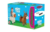 Jamara Hüpftier Schaf weiß mit Pumpe 1