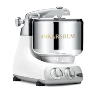 Ankarsrum Küchenmaschine AKM6230GW Glossy White - Funktionen: Kneten - Rühren - Schlagen - Detailfarbe: Weiss glanz - Gerätetyp: Küchenmaschine - Leistungsaufnahme Betrieb: 1500 W - Timerfunktion: Ja - Display vorhanden: Nein