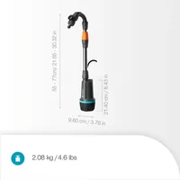 GARDENA Akku-Regenfasspumpe 2400 ComfortAutomatic 18 V P4A solo - Betriebsart: Akkubetrieb - Produktart: Wasserpumpe - Pumpentyp: Regenfasspumpe