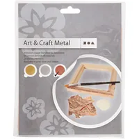 Creativ Company Folie Blattmetall, Kupfer - Geeignet für Drucker: Nein - Detailfarbe: Kupfer - Aussenanwendung: Nein - Selbstklebend: Nein - Folien Effekt: Metallic - Glänzend - Folientyp: Bastelfolie