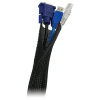 Logilink Kabelschlauch flexibel 1,8m schwarz
