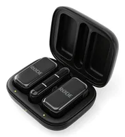 Rode WIMICROC Wireless Micro Zwei Mikrofone mit Ladehülle USB-C, Schwarz