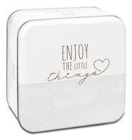Städter Vorratsbehälter Enjoy the little things 2.8 l, Weiss - Produkttyp: Aufbewahrungsbox - Materialtyp: Metall - Set: Nein - Volumen: 2.8 l - Stapelbar: Nein - Verschlusstyp: Deckel