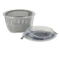 Kela Salatschleuder Mailin 24.5 cm, Grau - Material: Kunststoff - Detailfarbe: Grau - Spülmaschinenfest: Nein - Durchmesser: 24.5 cm - Systemart: Drehsystem