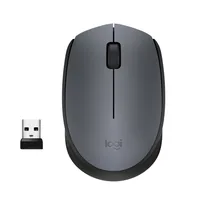 Logitech Maus M170 , kabellos - Maus-Typ: Mobile - Maus Features: Scrollrad - Bedienungsseite: Universal - Detailfarbe: Grau - Verbindungsart: Kabellos - Schnittstelle: USB-A