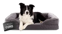 Lumaland Hundebett Indoor Cord M Grau - Produkttyp: Bett - Tierart: Hund - Detailfarbe: Grau - Breite: 65 cm - Länge: 90 cm
