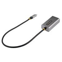 StarTech.com USB-C to Ethernet Adapter, 10/100/1000 Mbps, Gigabit Network Adapter w/ ASIX AX88179A Chip, 1ft/30cm Cable, USB Type C to RJ45 Ethernet Dongle, USB C to LAN Adapter, Windows/macOS/Linux/ChromeOS (US1GC30B2)