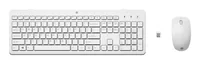 HP Tastatur+Maus 230 Kabellos Weiß Deutsch