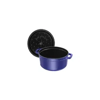 Staub La Cocotte 26cm rund dunkelblau, Gusseisen