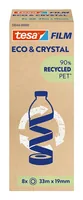 TESA Tesafilm eco&crystal 33mx19mm 59044-00000 Klebeband 8 Stück