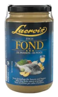 Lacroix Fisch-Fond 400 ml - Produkttyp: Fleischbouillon - Nährwertangabe pro: 100 g - Energiegehalt (in kj): 13 KJ - Energiegehalt (in kcal): 3 Kcal - Fett: 0 g - Gesättigte Fettsäuren: 0 g