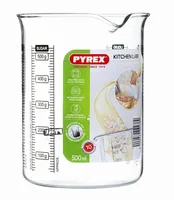 Pyrex Messbecher 2.5 dl, Transparent - Produkttyp: Messbecher - Materialtyp: Glas - Material: Borosilikatglas - Detailfarbe: Transparent - Set: Nein - Volumen: 2.5 dl