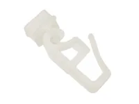 Gardinia Ösengleiter Mini mit Haken 20 Stück, Weiss - Detailfarbe: Weiss - Zubehörtyp: Ösengleiter