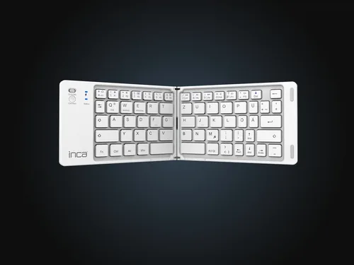 Inca IBK-580BT keyboard Home/Office USB + Bluetooth QWERTY White