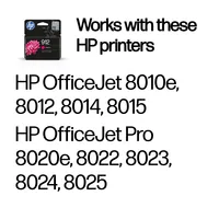 HP Tintenpatrone 912 magenta 3YL78AE OfficeJet 8010/8020 315 S.
