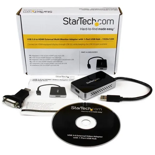 USB 3 TO HDMI W/ USB HUB .