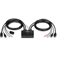 TRENDnet KVM Switch 2-Port Kit 4K DisplayPort