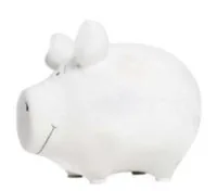 G. Wurm Spardose Sparschwein 12.5 x 9 x 9 cm - Breite: 12.5 cm - Höhe: 9 cm - Länge: 9 cm - Produkttyp Geschenke: Spardosen - Motiv: Schwein