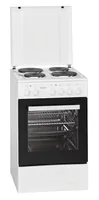 Bomann EH 561 Freestanding cooker Electric Sealed plate White