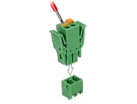 Terminalblock Set für Platine 2 Pin 3,81 mm Rastermaß vertikal