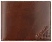 Bugatti Portemonnaie Nobile mit Klappe - Scheintasche Cognac - Münzfach: Ja - RFID-Schutz: Ja - Farbe: Braun - Material: Polyester - Leder - Verschluss: Ohne Verschluss