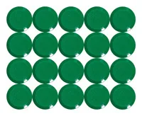 Maul Haftmagnet MAULpro Pro 20 x Ø 15 mm Grün, 20 Stück - Detailfarbe: Grün - Haftkraft: Leicht haftend