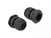 Delock Kabelverschraubung PG16, 27 mm 10 Stück, Schwarz - Gewindetyp: PG16 - Material: Kunststoff