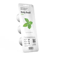 Click and Grow Samen Heiliges Basilikum - Bio: Nein - Sonneneinstrahlung: Hell und warm - Aussaatzeit: April - November - März - Mai - Juli - Dezember - Februar - Oktober - Juni - September - August - Januar - Gemüsegruppen: Kräuter - Saattyp: Saatgut - E