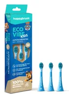 happybrush Zahnbürstenkopf EcoVibe Kids 3 Stück - Zahnbürsten-Art: Schallzahnbürste - Verpackungseinheit: 3 Stück
