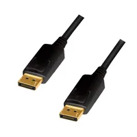 Logilink DisplayPort-Kabel,DPM zu DPM,4K60Hz,CCS,Black 1m
