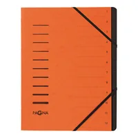 PAGNA Ordnungsmappe A4 40059-12 orange 12-teilig