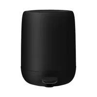 Blomus Kosmetikeimer Sono 5 l, Schwarz - Fassungsvermögen: 5 l - Höhe: 30.5 cm - Anzahl Behälter: 1 - Detailfarbe: Schwarz - Form: Rund - Material: Kunststoff