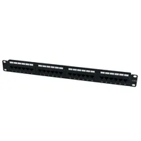 24 PORT 1U CAT6 PATCH PANEL .