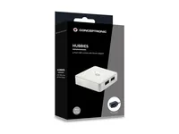 CONCEPTRONIC 4-Port Hub USB Micro-B->4xA3.0 m.Netz. ws