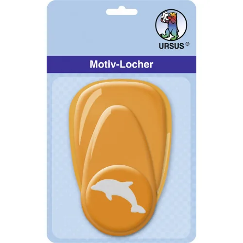 URSUS Motivstanzer Delphin mittel, 2.54 cm - Durchmesser: 2.54 cm - Motiv: Delphin