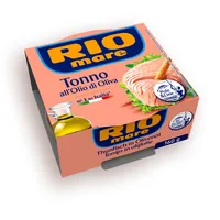 RIO mare Dose Thunfisch in Olivenöl 2 x 160 g - Produkttyp: Fisch - Nährwertangabe pro: 100 g - Energiegehalt (in kj): 1695 KJ - Energiegehalt (in kcal): 410 Kcal - Fett: 38 g - Gesättigte Fettsäuren: 6.2 g