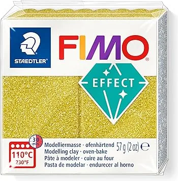 FIMO Mod.masse Effect 57g gold glitter retail