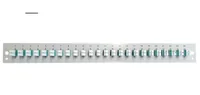 EFB Bestckte Frontblende mit 24 x LC Duplex Kupplung OM3, grau