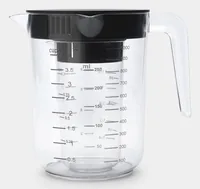 Brabantia Messbecher 2 Stück, 2.5 dl, Transparent - Produkttyp: Messbecher - Materialtyp: Kunststoff - Material: Kunststoff - Detailfarbe: Transparent - Set: Ja - Verpackungseinheit: 2 Stück