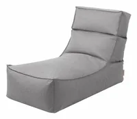 Blomus Sessel STAY 60 x 120 cm, Stone - Tiefe: 120 cm - Breite: 60 cm - Höhe: 75 cm - 80 cm - Belastbarkeit: 100 kg - Sitzhöhe: 40 cm - Detailmaterial: Kunststoff - Polyacryl (PAN) - Polyamid (PA) - Polystyrol (PS) - Styropor - TPU