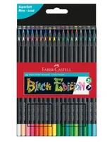 FABER-CASTELL Farbstifte Black Edition 116436 neon Farben ass. 36 Stück