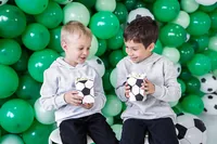 Partydeco Fingerfood-Schale Fussball 6 Stück - Produkttyp: Fingerfood-Schale - Materialtyp: Papier - Material: Papier - Detailfarbe: Schwarz - Weiss - Verpackungseinheit: 6 Stück