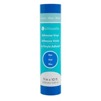 Silhouette Vinylfolie Glossy 22.9 cm Blau - Geeignet für Drucker: Nein - Detailfarbe: Blau - Aussenanwendung: Ja - Selbstklebend: Ja - Aufbügelbar: Nein - Folientyp: Vinylfolie